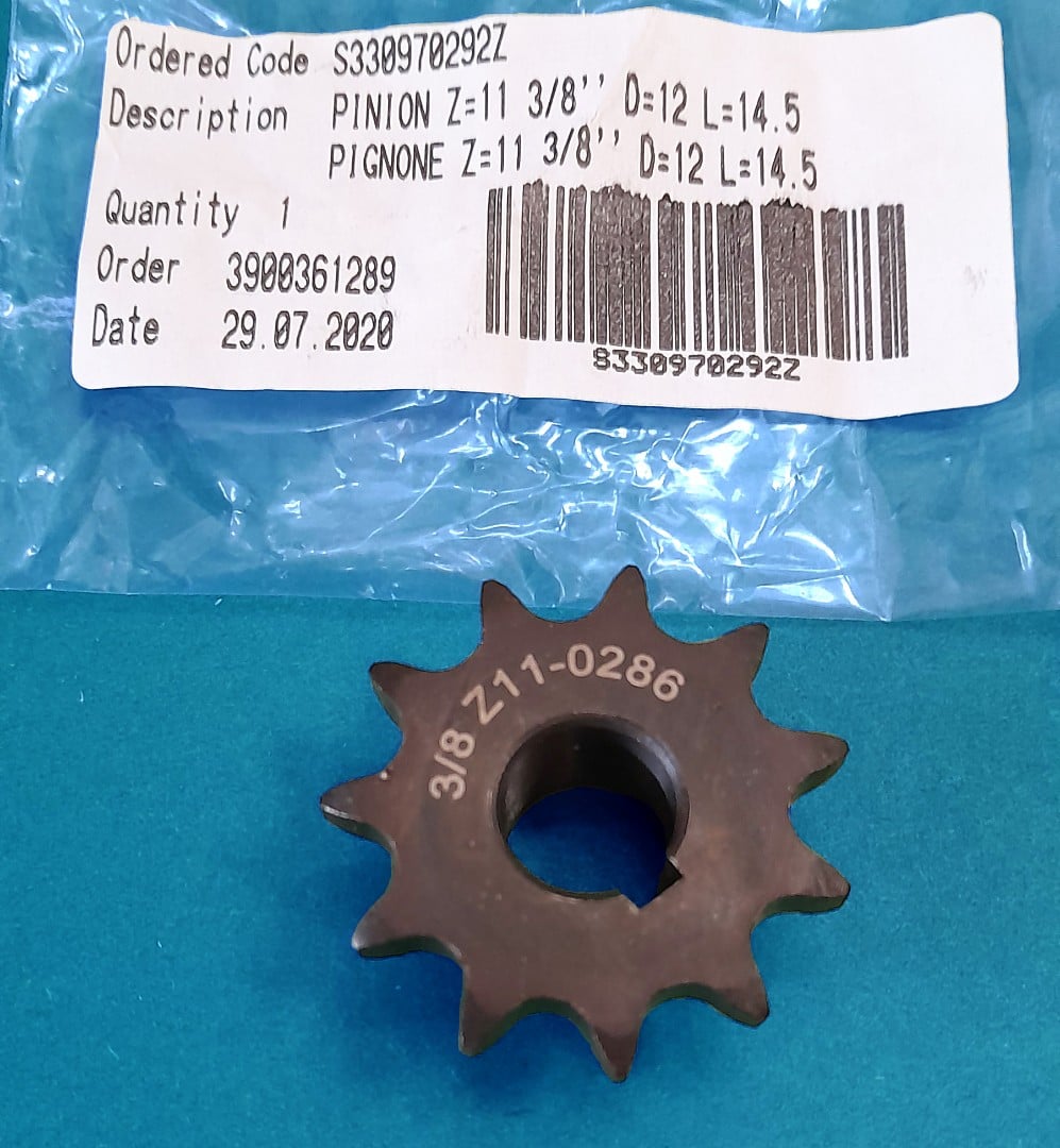 S330970292Z Цепная звездочка Z=11 3/8'' D=12 L=14.5